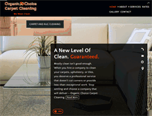 Tablet Screenshot of organic-choice.com